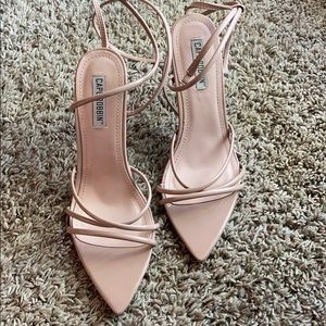 Nude stiletto heels